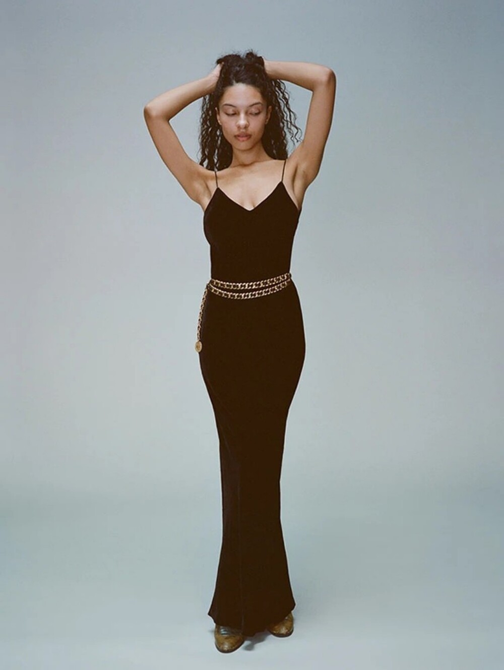 NWT Realisation Par The Rachel in Black Velvet size XL Silk Blend Maxi Dress